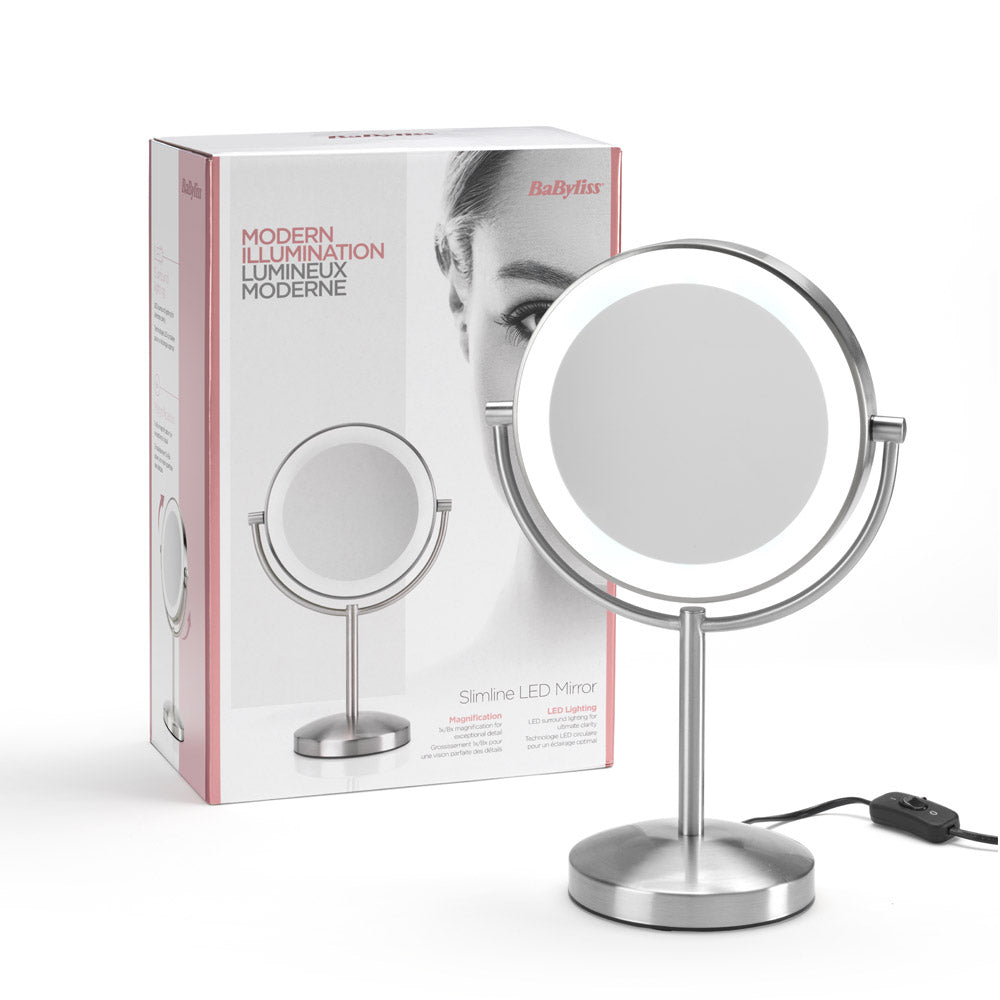 Babyliss Ultra Slim Line Led Mirror - specchio double face