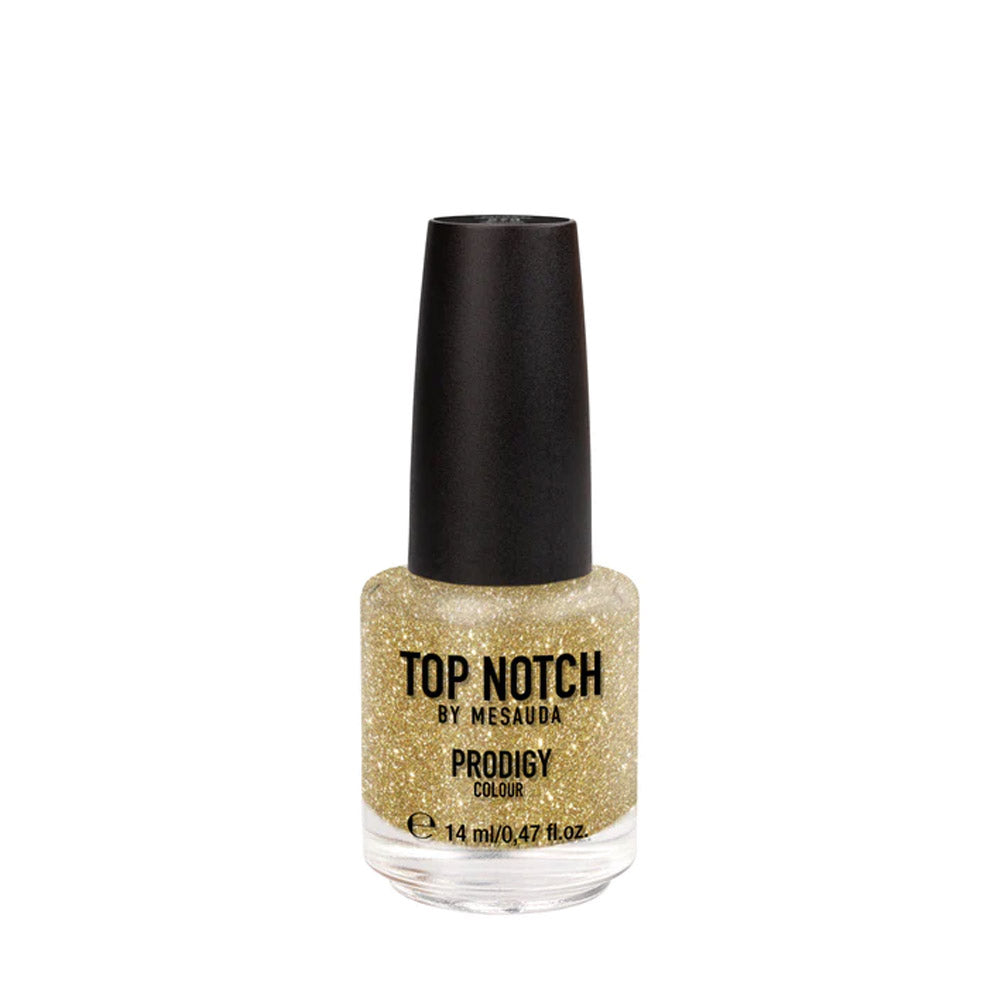 Mesauda Top Notch Prodigy Nail Colour 205 Gold Addict 14ml   - smalto