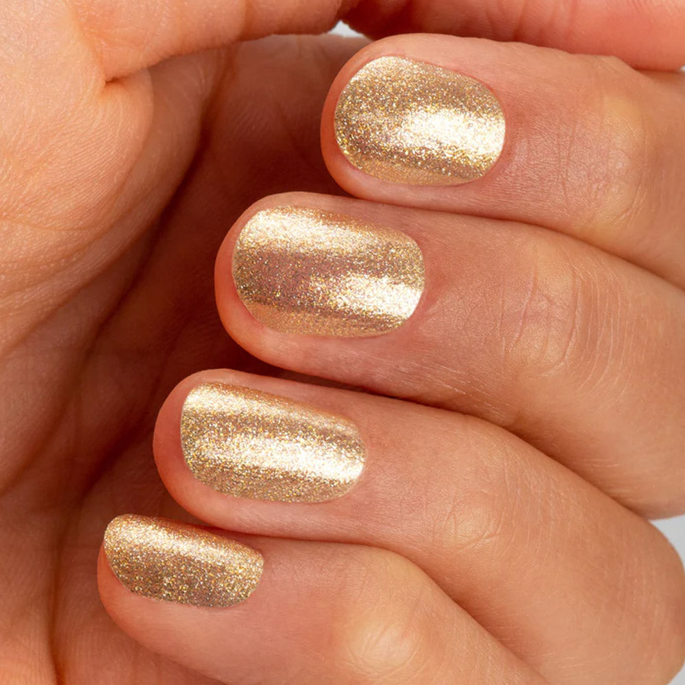 Mesauda Top Notch Prodigy Nail Colour 205 Gold Addict 14ml   - smalto