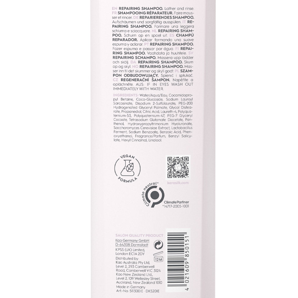 Kerasilk Essentials Repairing Shampoo 250ml - shampoo fortificante