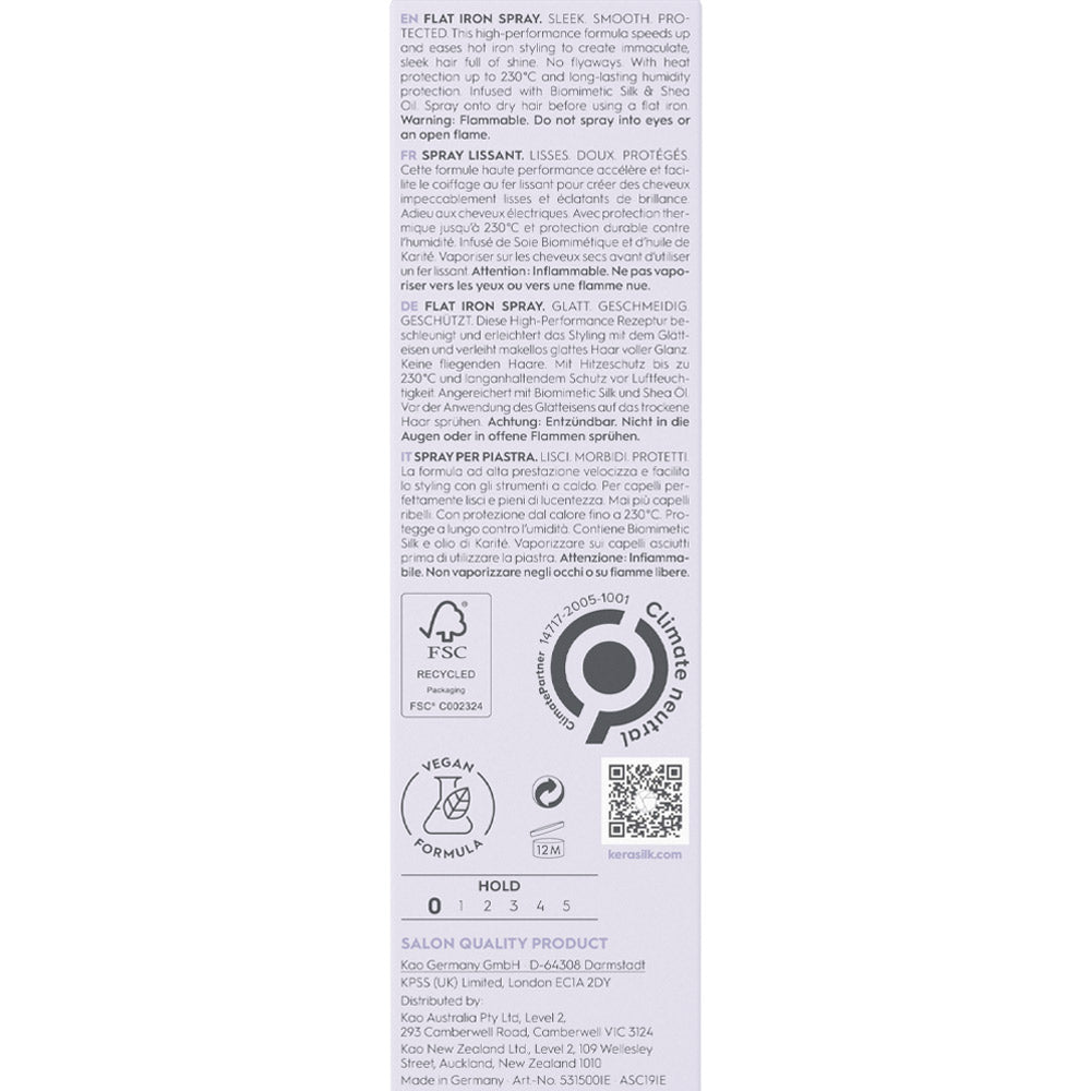 Kerasilk Styling Flat Iron Spray 75ml - spray termoprotettore