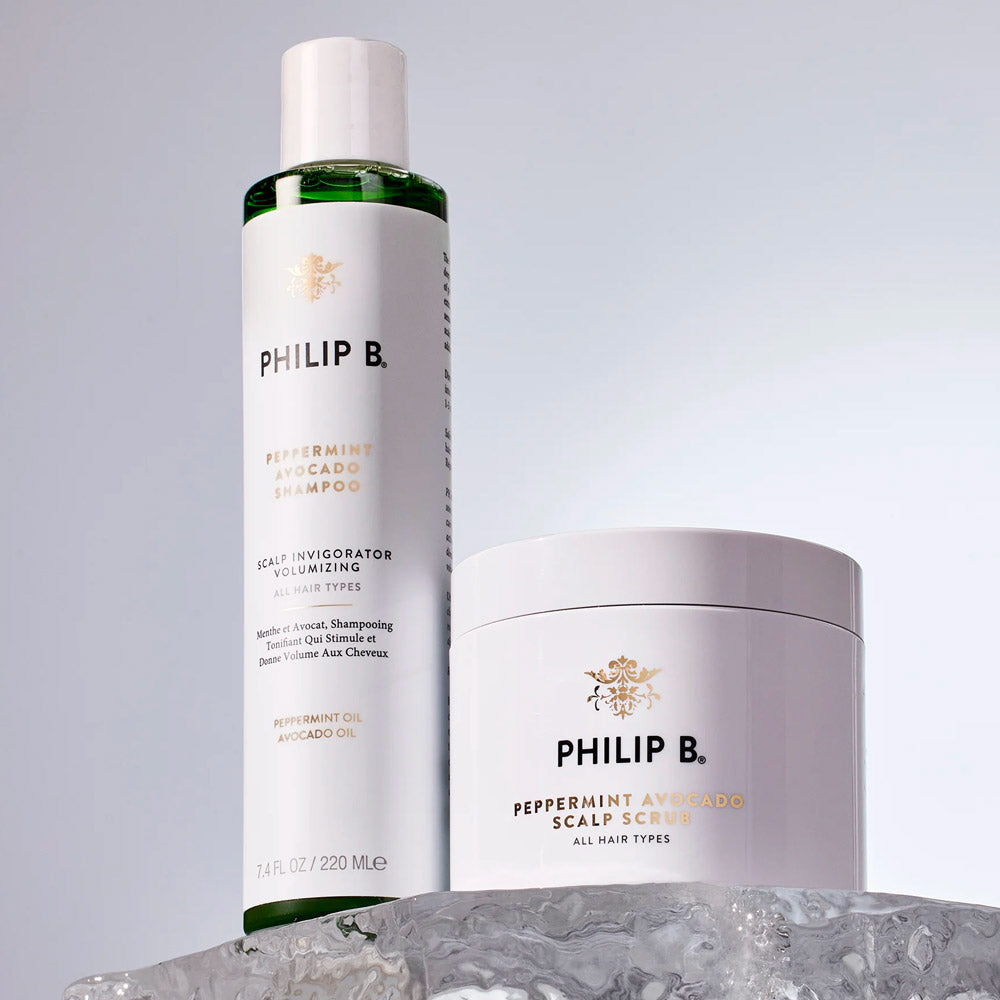 Philip B Peppermint Avocado Scalp Scrub 236ml - scrub cuoio capelluto