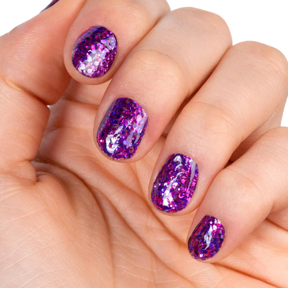 Mesauda MNP Sequins GP 302 - Royal Croquet 10ml - smalto semipermanente