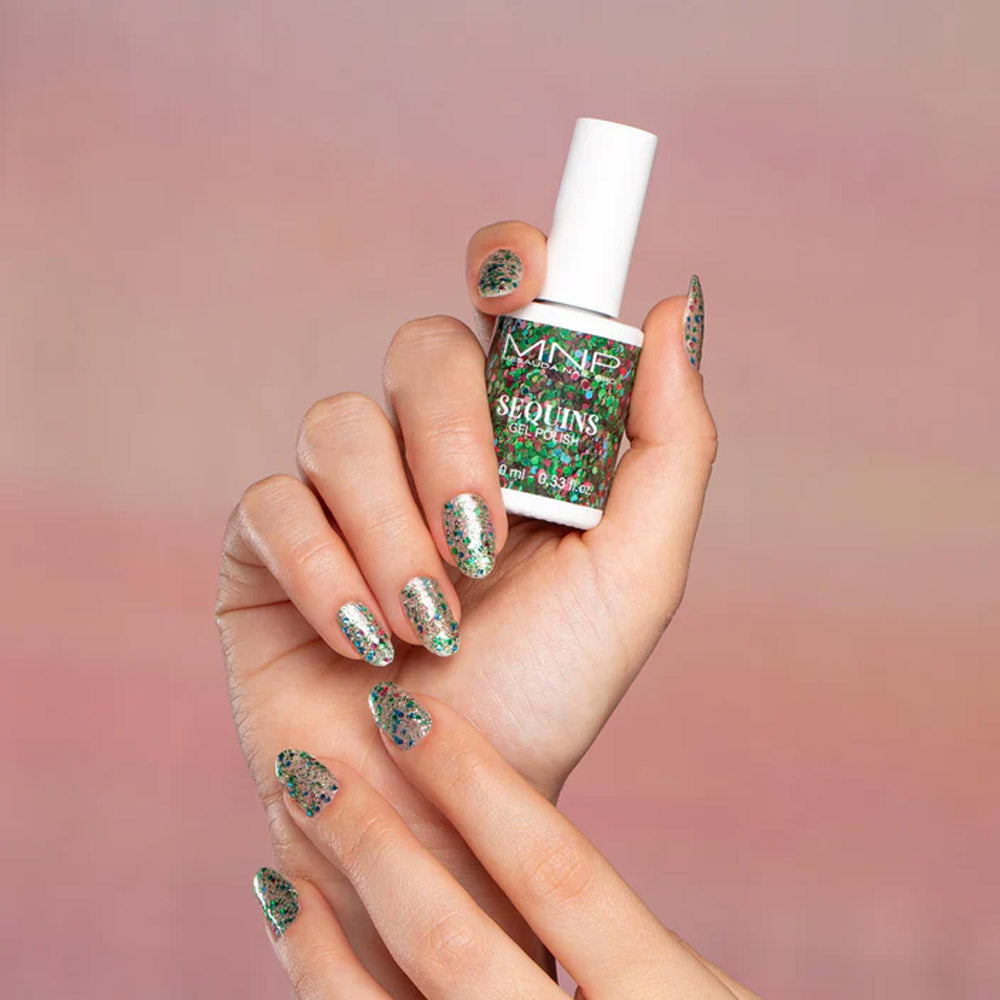 Mesauda MNP Sequins GP 305 All Mad Here 10ml  - smalto semipermanente