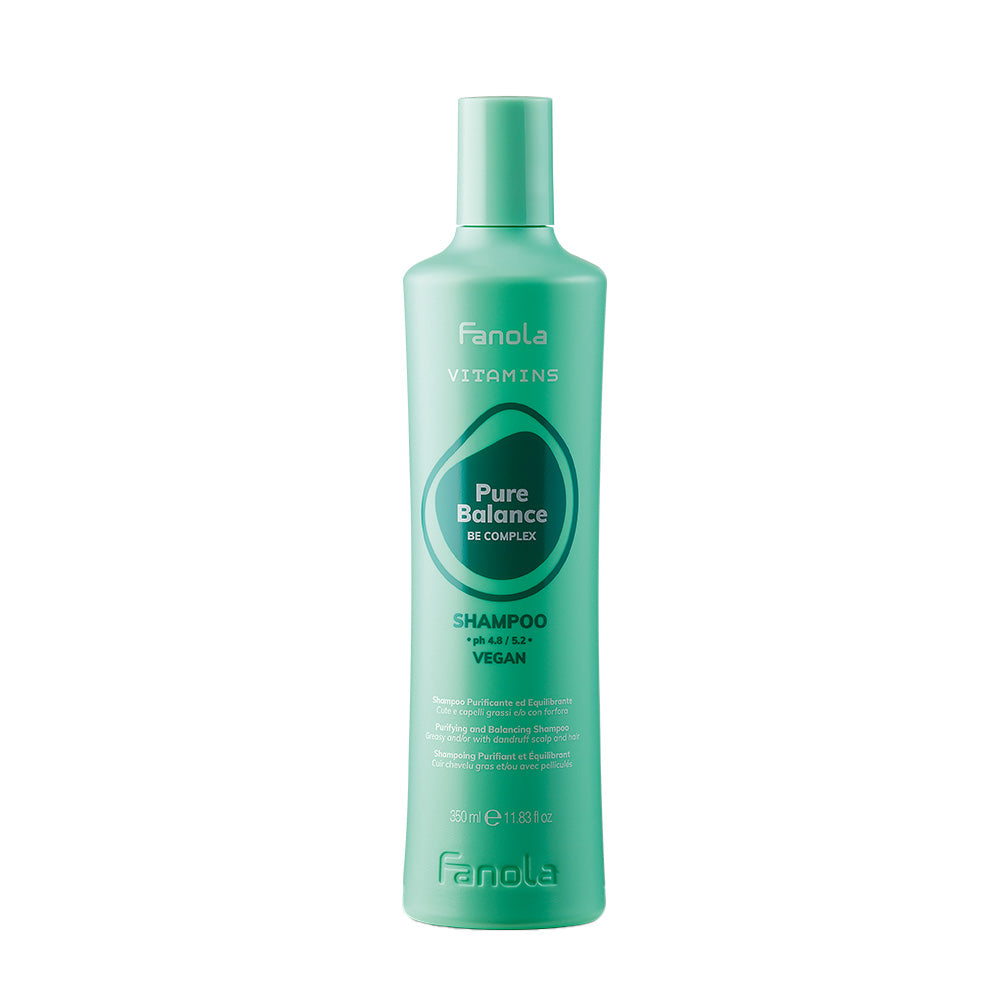 Fanola Vitamins Pure Balance Be Complex Shampoo 350ml - shampoo purificante
