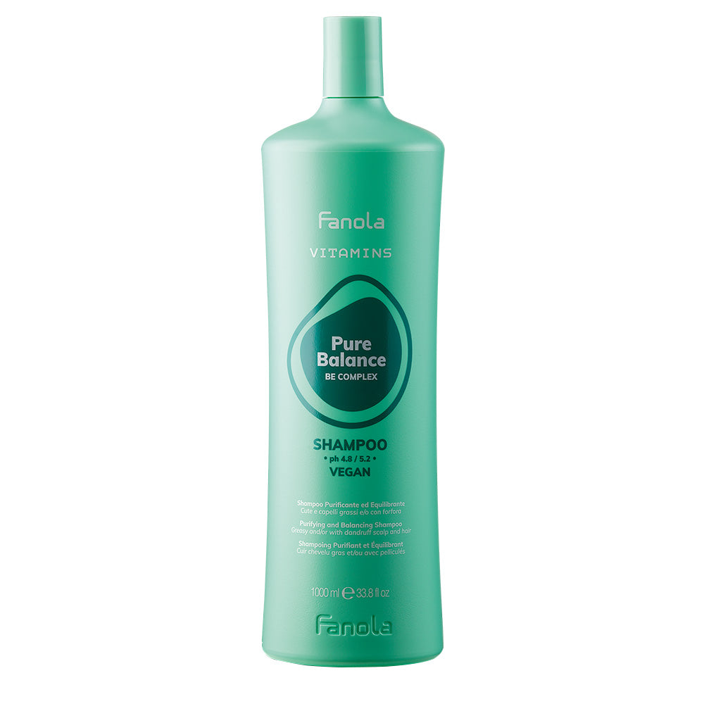 Fanola Vitamins Pure Balance Be Complex Shampoo 1000ml - shampoo purificante