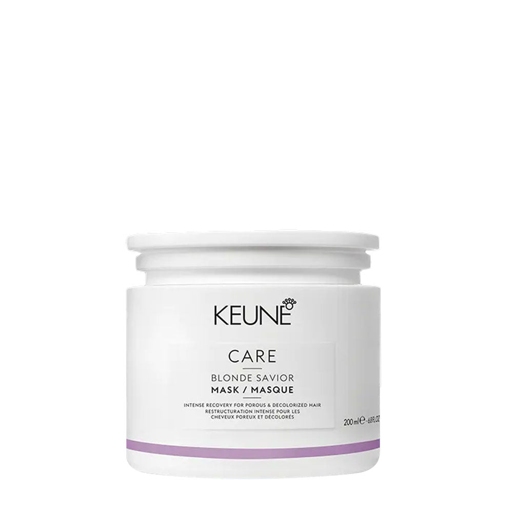 Keune Care Line Blonde Savior Mask 200ml - maschera per capelli decolorati
