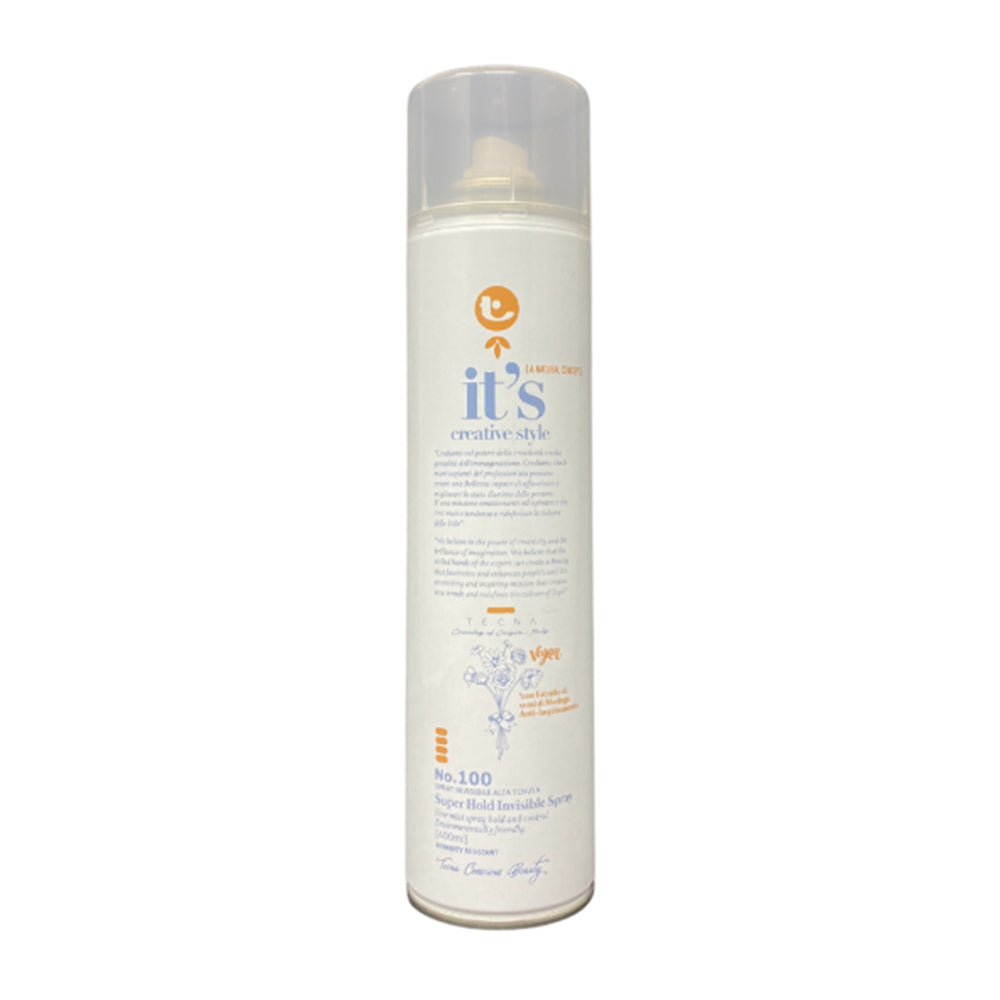 Tecna It's Super Hold Invisible Spray N.100 400ml - spray invisibile ad alta ten