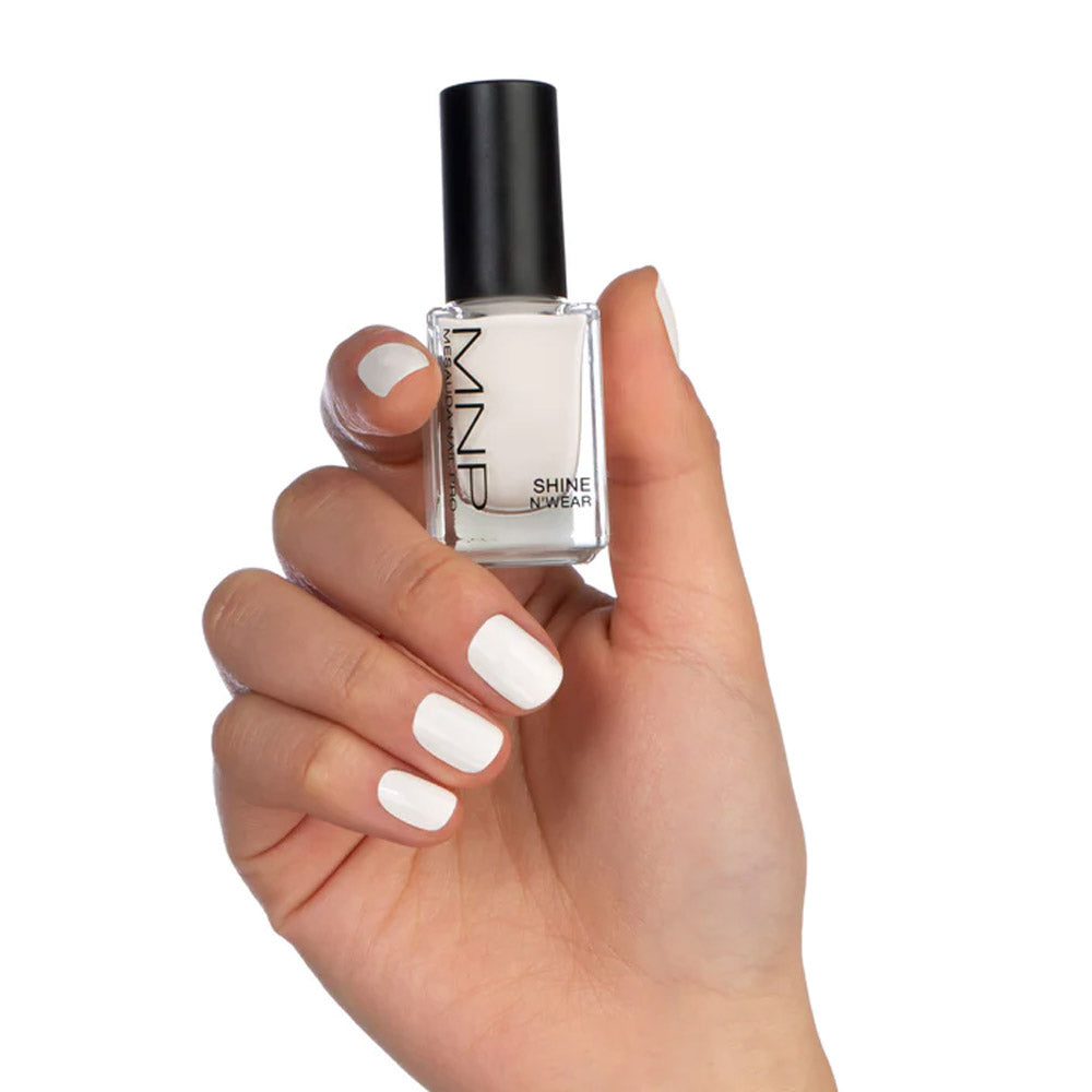 Mesauda MNP Shine N' Wear 232 Extra White 10ml - smalto classico