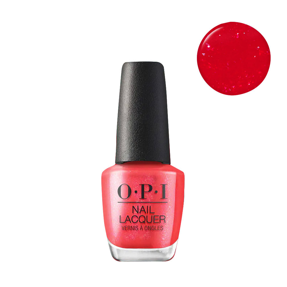OPI Nail Laquer NLS010 Left Your Texts On Red 15ml  - smalto per unghie
