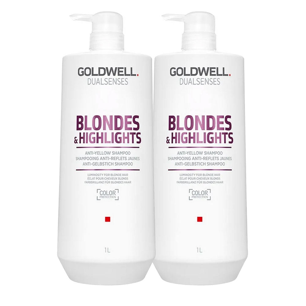 Goldwell Dualsenses Blonde & Highlights Anti-Yellow Shampoo 2x1000ml