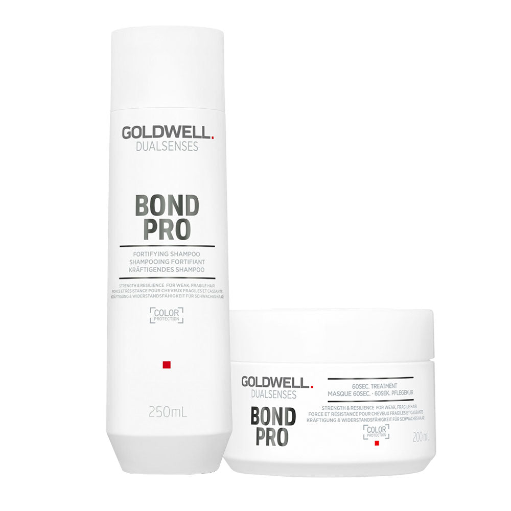 Goldwell Dualsenses Bond Pro Fortifying Shampoo 250ml 60Sec Treatment 200ml
