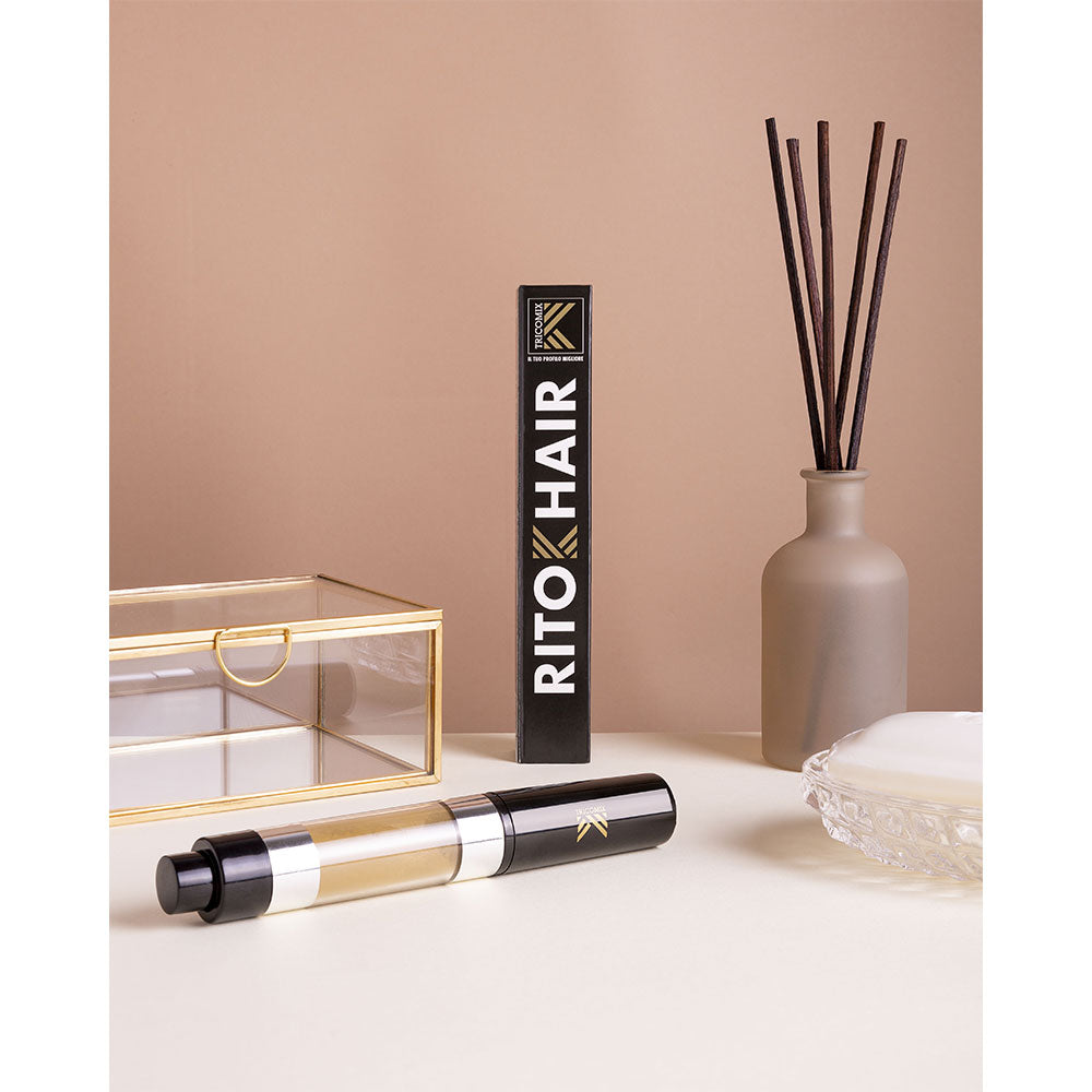Tricomix Ritok Hair Dark Brown 4gr-polvere coprente per ricrescita castano scuro