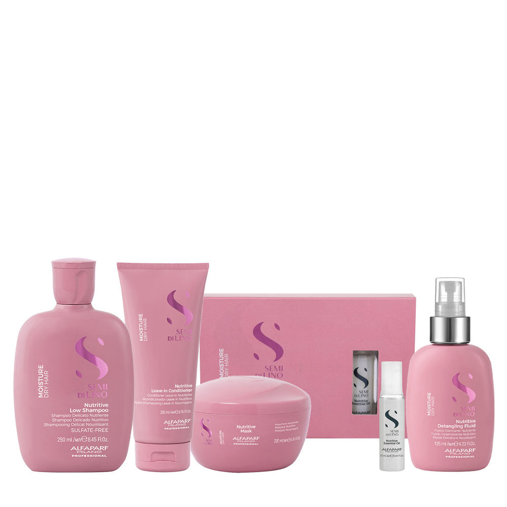Alfaparf Milano Semi Di Lino Moisture Nutritive Set