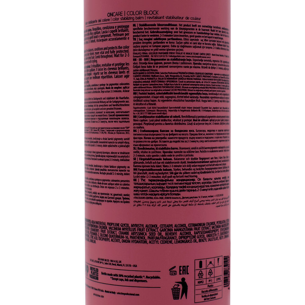Selective Professional On Care Color Block Balm 1000ml