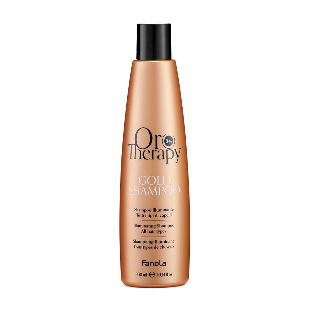 Fanola Oro Therapy Oro Puro Gold Shampoo 300ml - shampoo illuminante