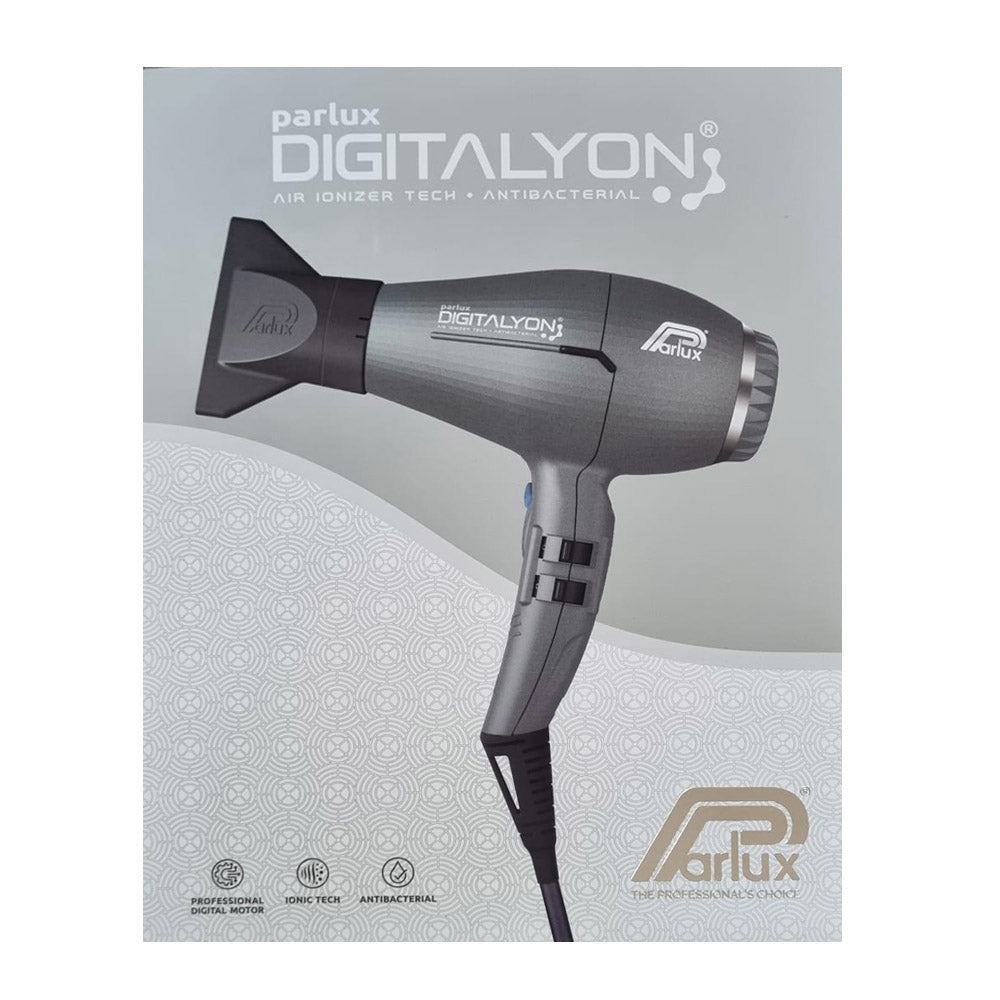 Parlux Digitalyon Glitter Grey- asciugacapelli grigio glitter