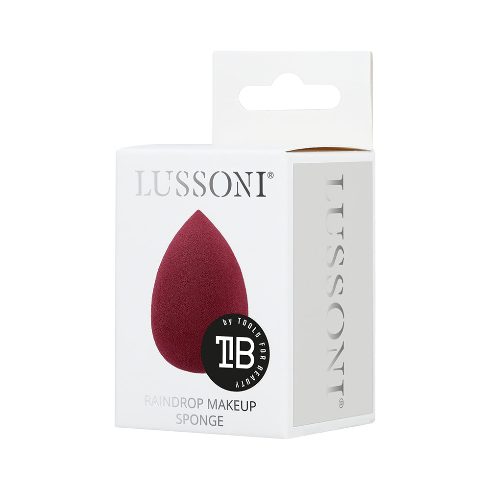 Lussoni Makeup Burgundy Raindrop Sponge - spugna make up a goccia