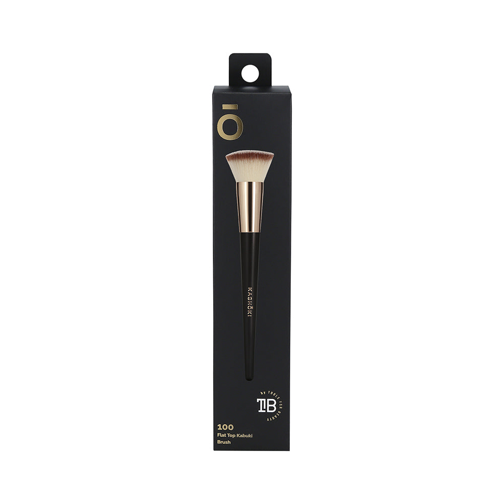 Kashōki MakeUp Flat Top Kabuki Brush 100 - pennello per fondotinta