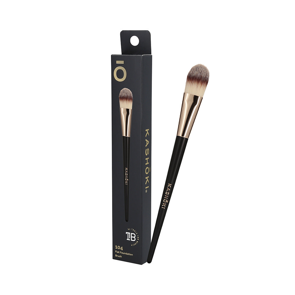 Kashōki MakeUp Flat Foundation Brush 104 - pennello per fondotinta