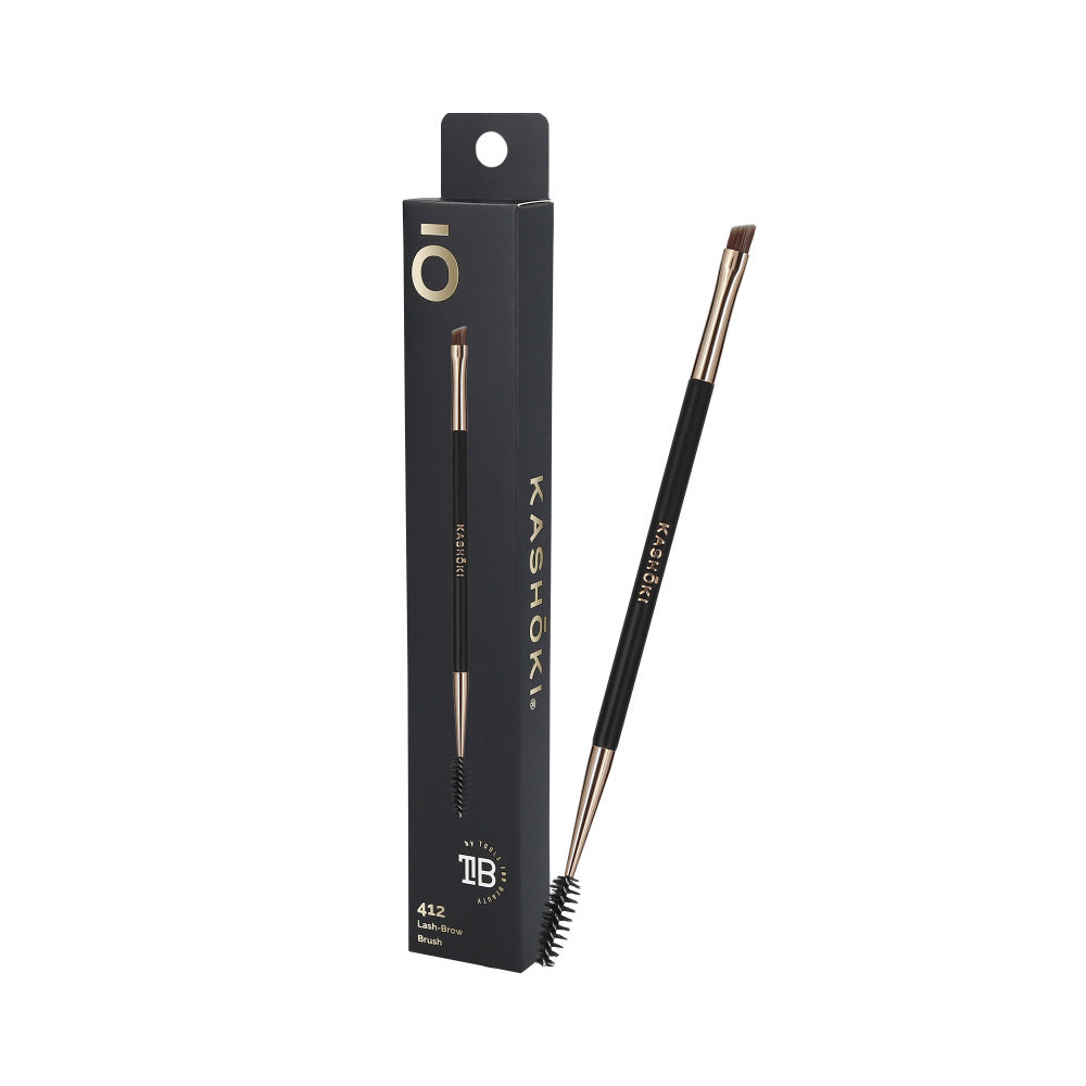 Kashōki Make UP Lash Brow Brush 412 - pennello per ciglia e sopracciglia
