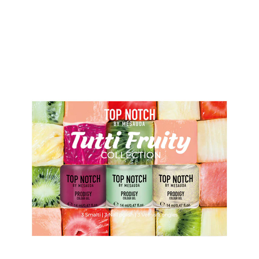 Mesauda Top Notch Set Tutti Fruity 3x14ml  - cofanetto smalti