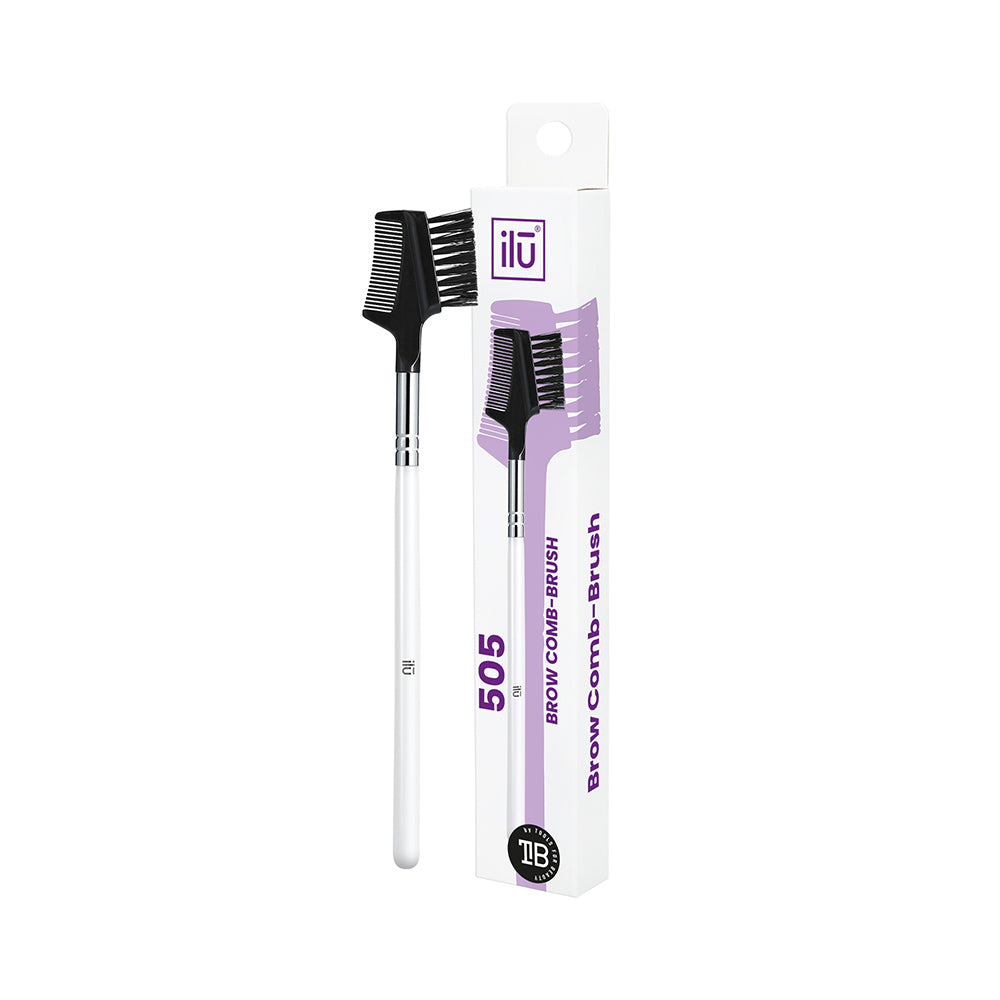 Ilū Make Up Brow Comb - Brush 505 - pettine per sopracciglia