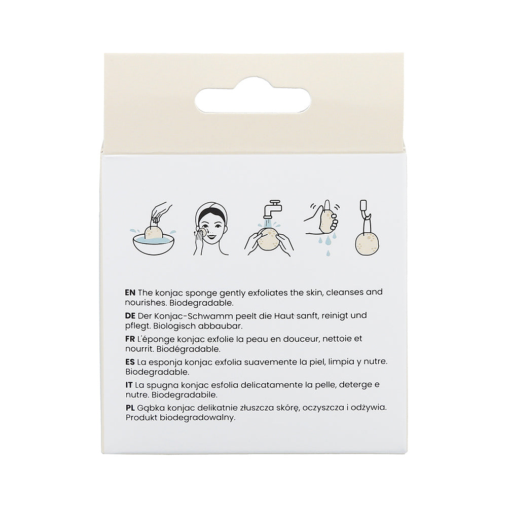 Ilū Make Up Konjac Sponge White - spugna in konjac