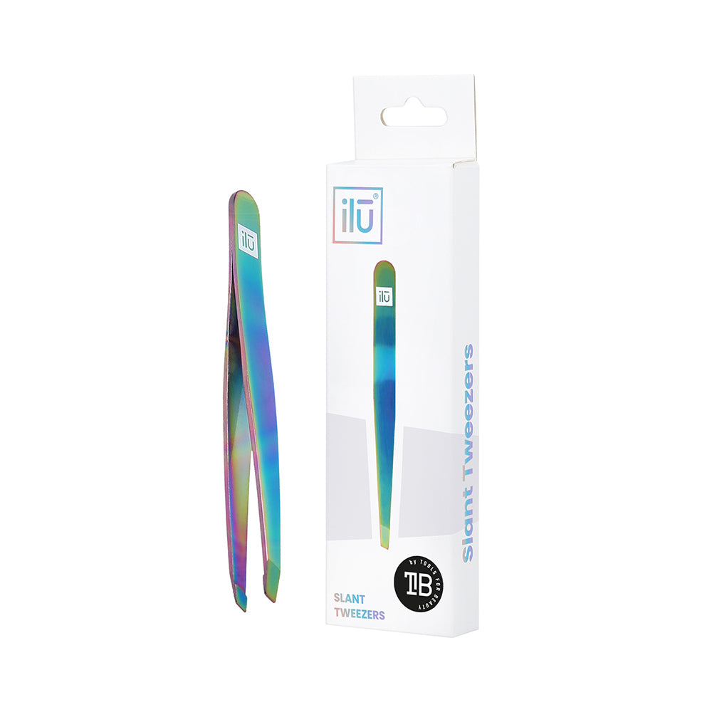 Ilū Make Up Tweezers Slant Rainbow - pinzette