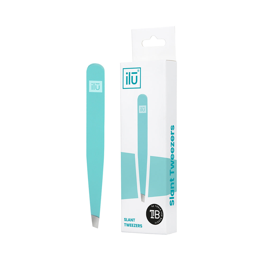 Ilū Make Up Tweezers Slant Turquoise - pinzette
