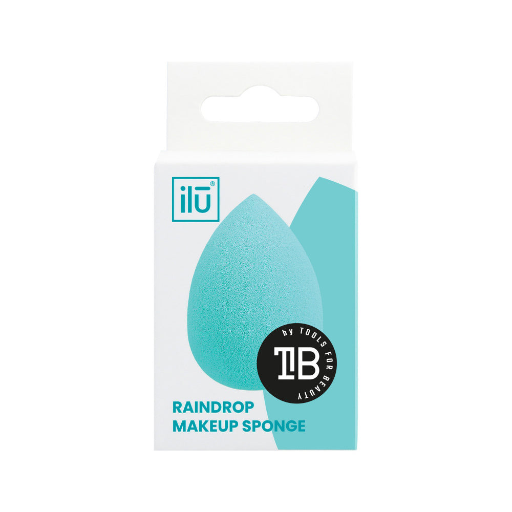 Ilū Make Up Raindrop Sponge Turquoise - spugnetta make up a goccia