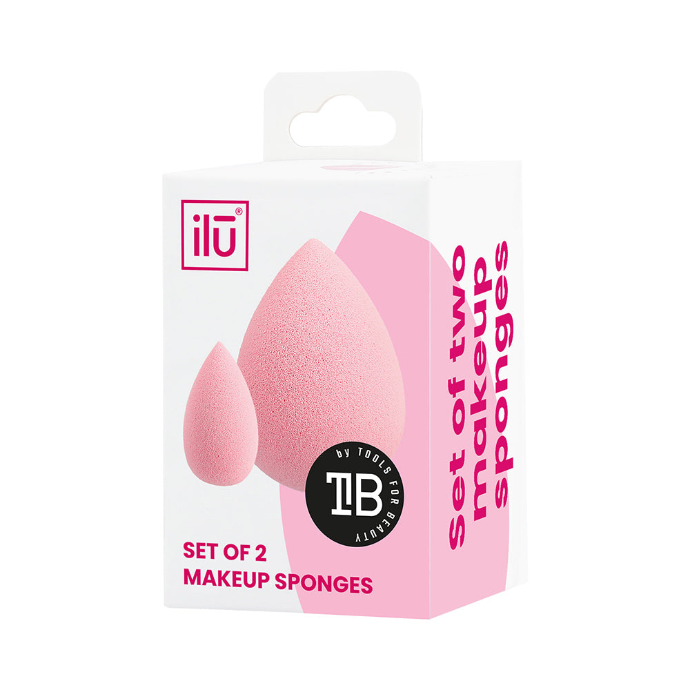 Ilū Make Up Mini And Large Sponges 2pz - set spugnette