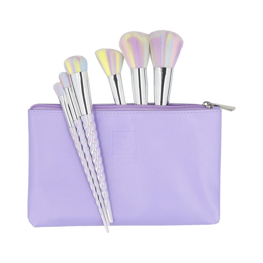 ilū Makeup Brushes 6pz + Case Set Unicorn- set di pennelli