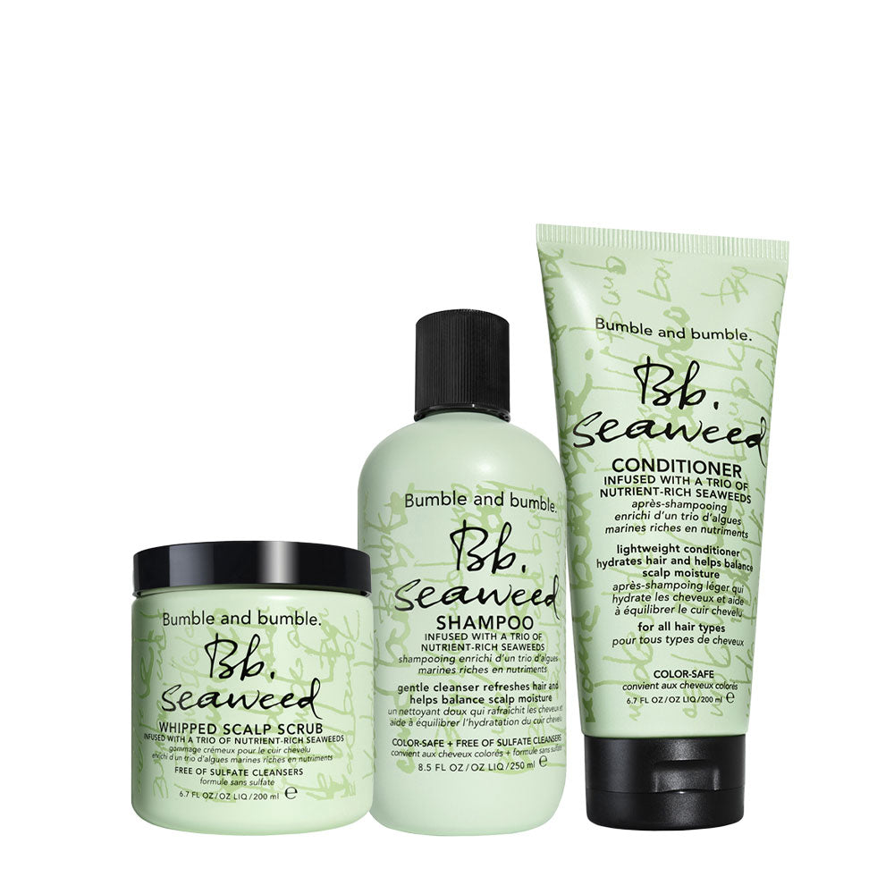 Bumble and bumble. Bb. Seaweed Scalp Scrub 200ml Shampoo 200ml Conditioner 200ml
