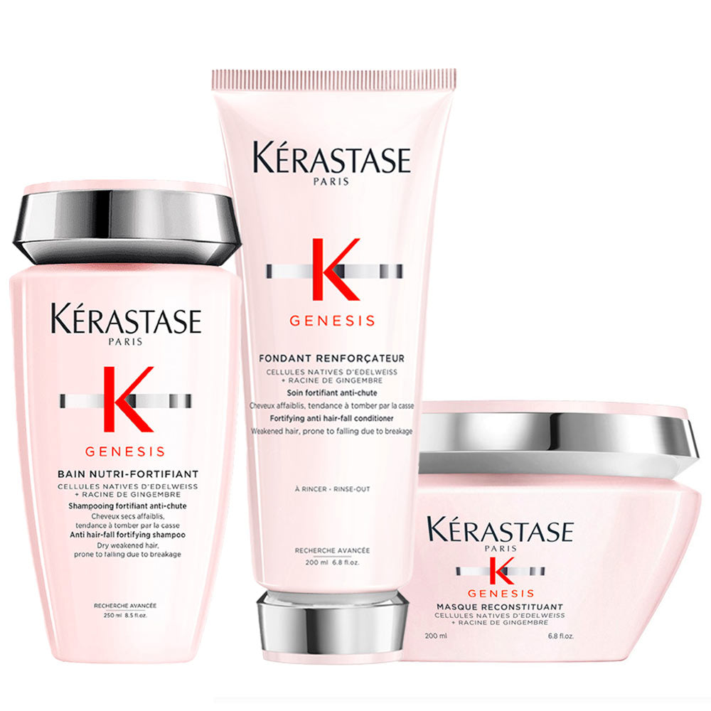 Kerastase Genesis Bain Nutri Fortifiant 250ml Fondant 200ml Masque 200ml