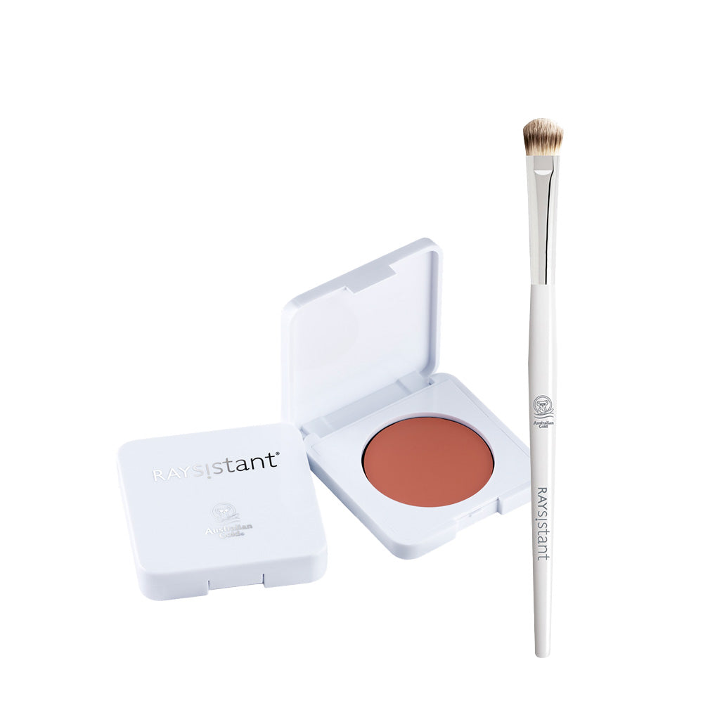 Raysistant Make Up Blush Peach Creamy Eyeshadow Brush