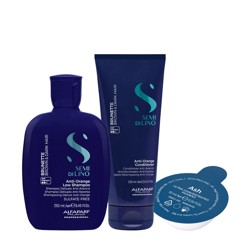 Alfaparf Milano Semi di Lino Brunette Anti-Orange Kit