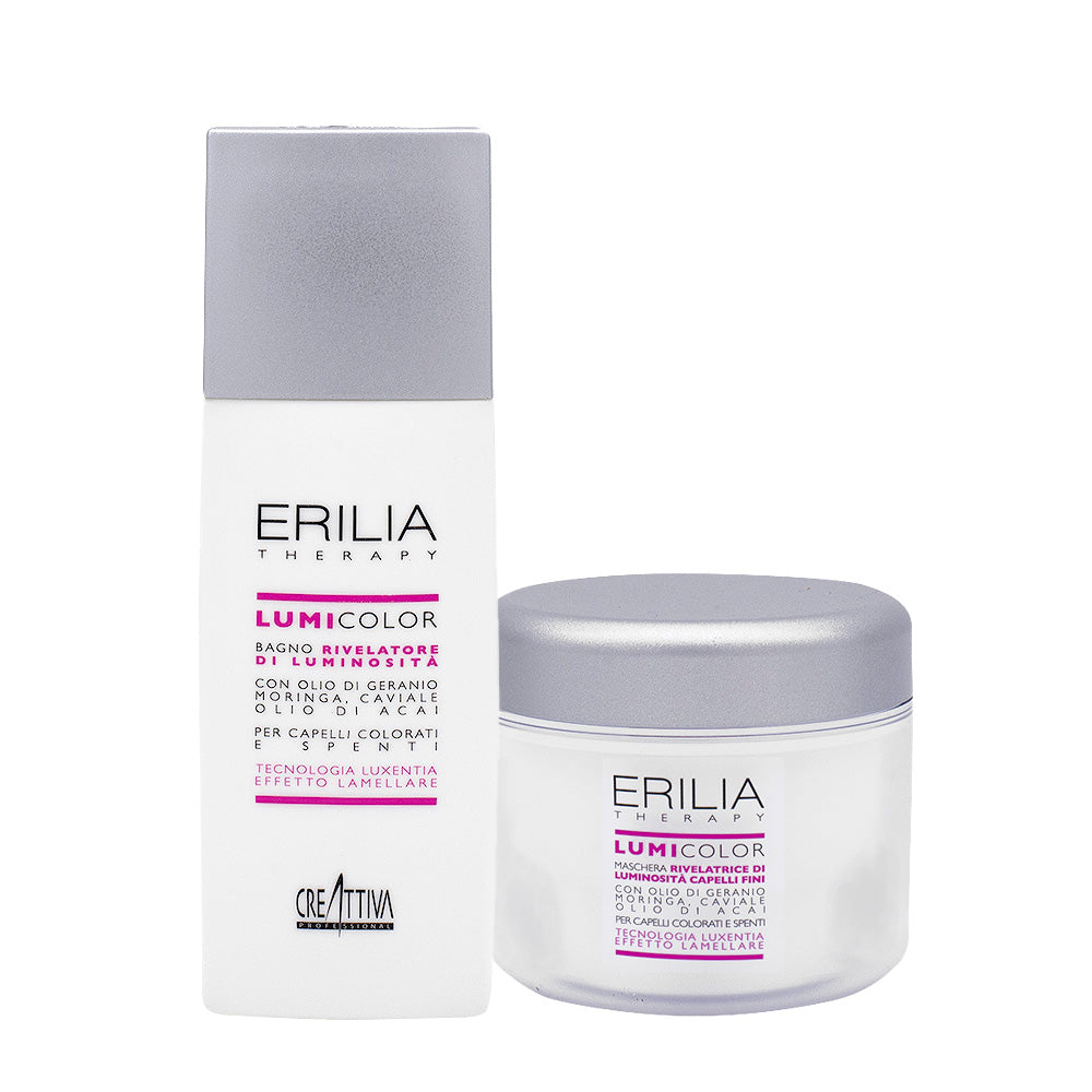 Creattiva Lumicolor Shampoo 250ml Maschera Capelli Fini 200ml