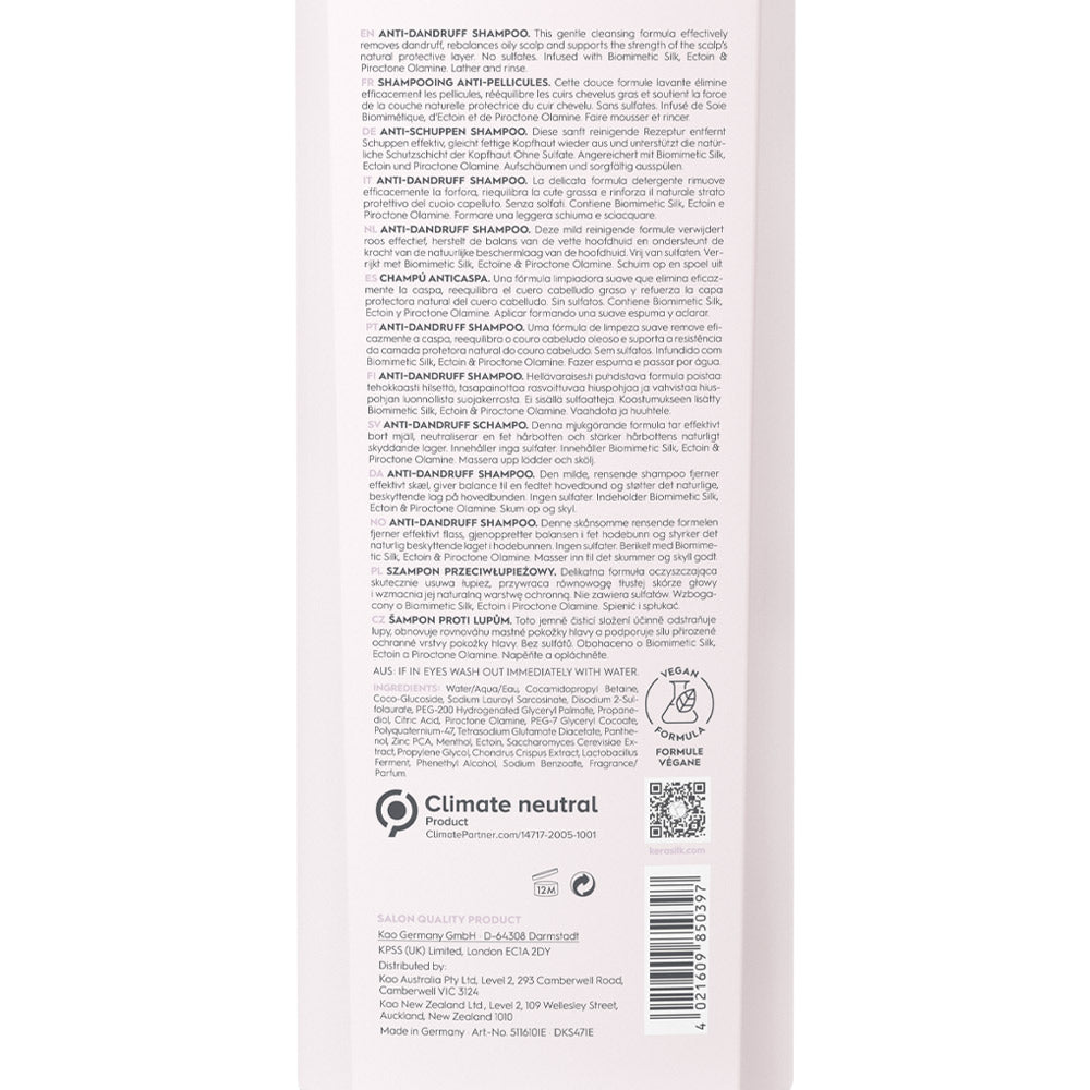 Kerasilk Essentials Anti-Dandruff Shampoo 750ml  - shampoo cute grassa
