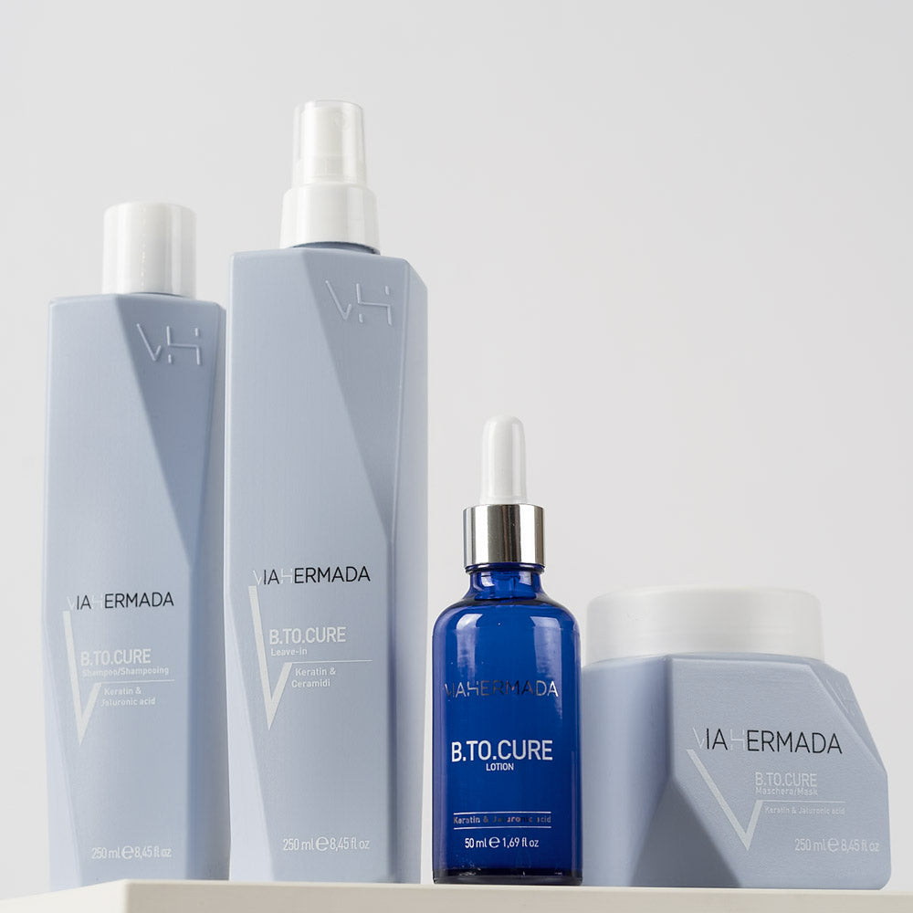 VIAHERMADA B.to.cure Shampoo 250ml Mask 250ml Leave in 250ml Lotion 50ml
