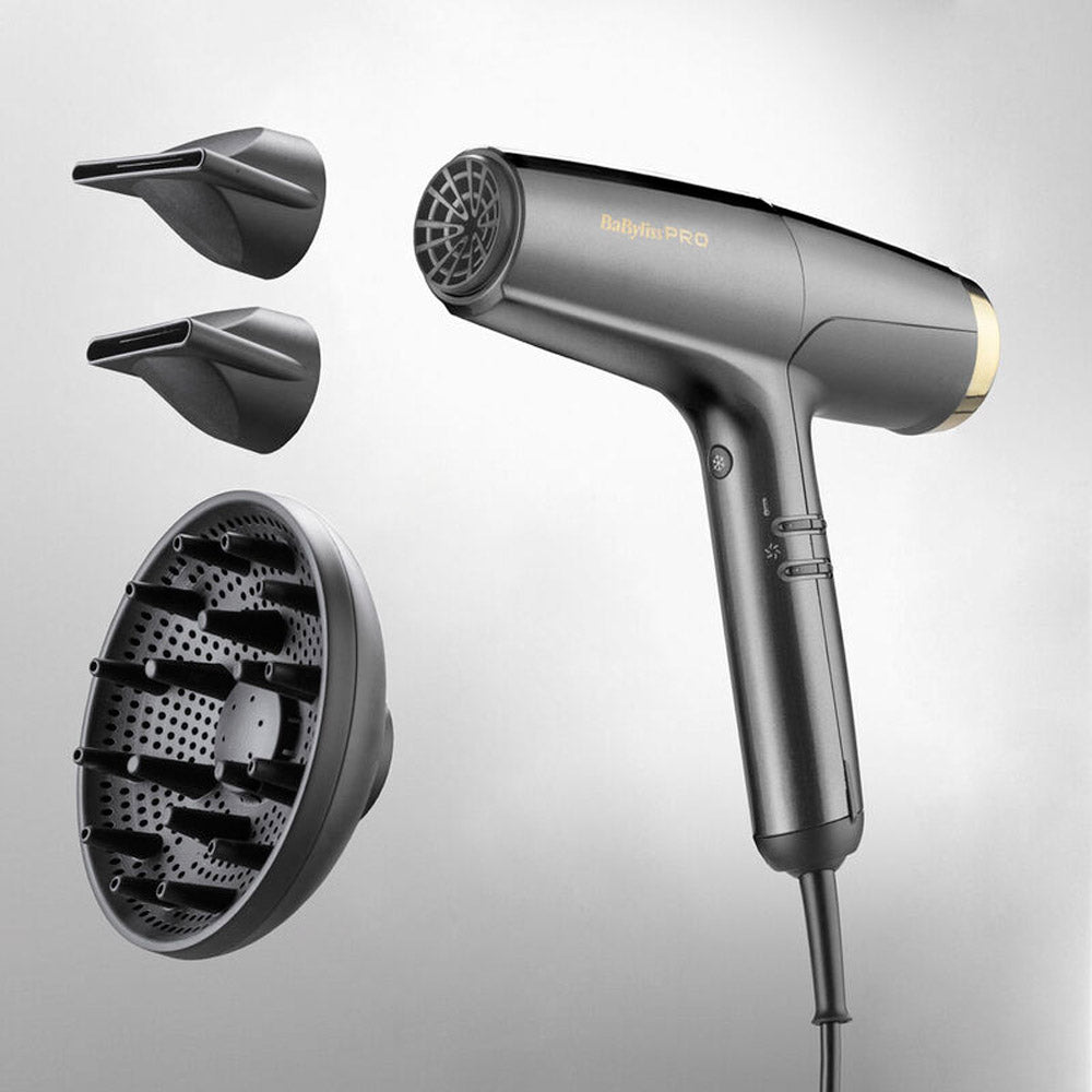 Babyliss Pro 4Artist Falco High Speed Dryer Black & Gold  - asciugacapelli