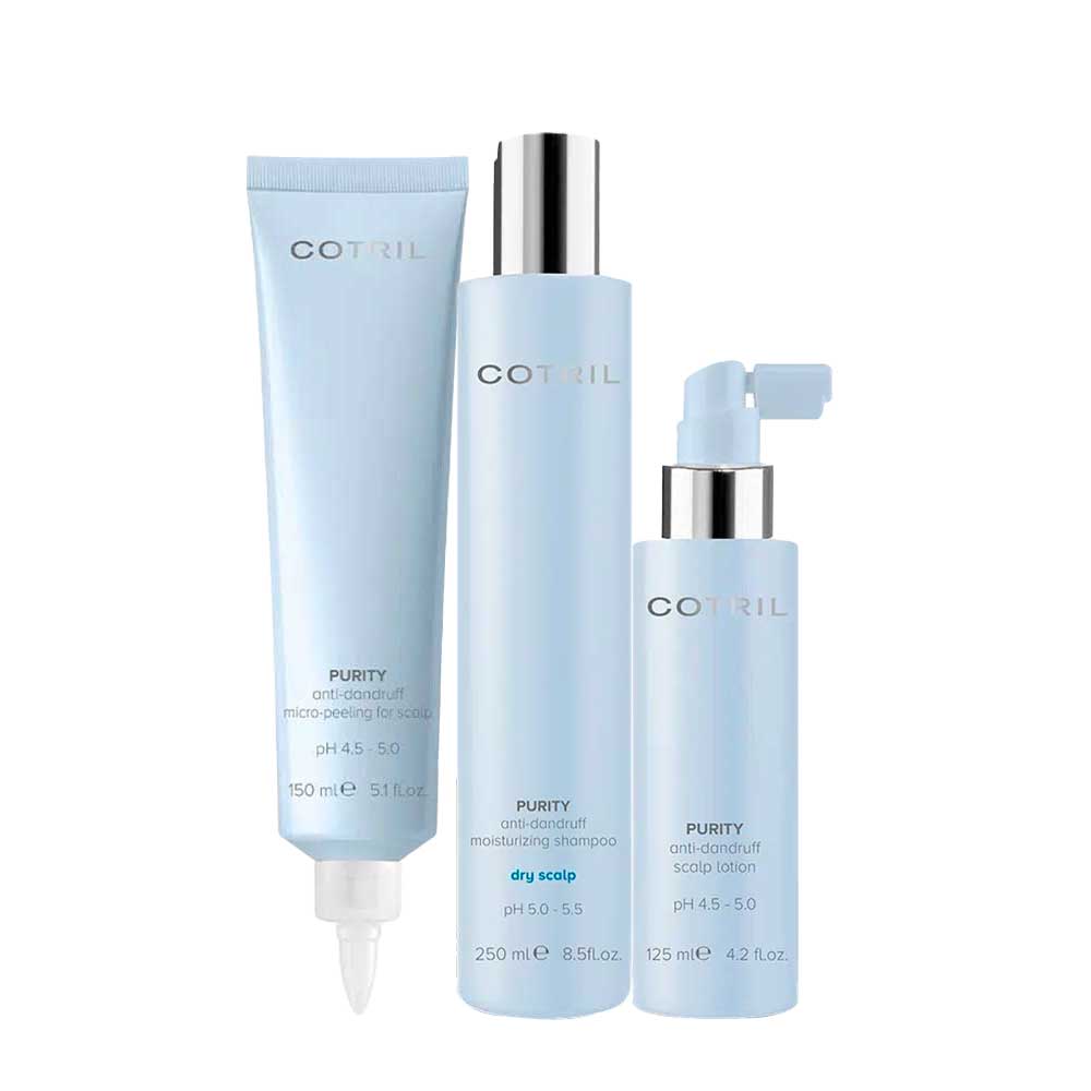Cotril Scalp Care Purity Anti-Dandruff Moisturizing Kit
