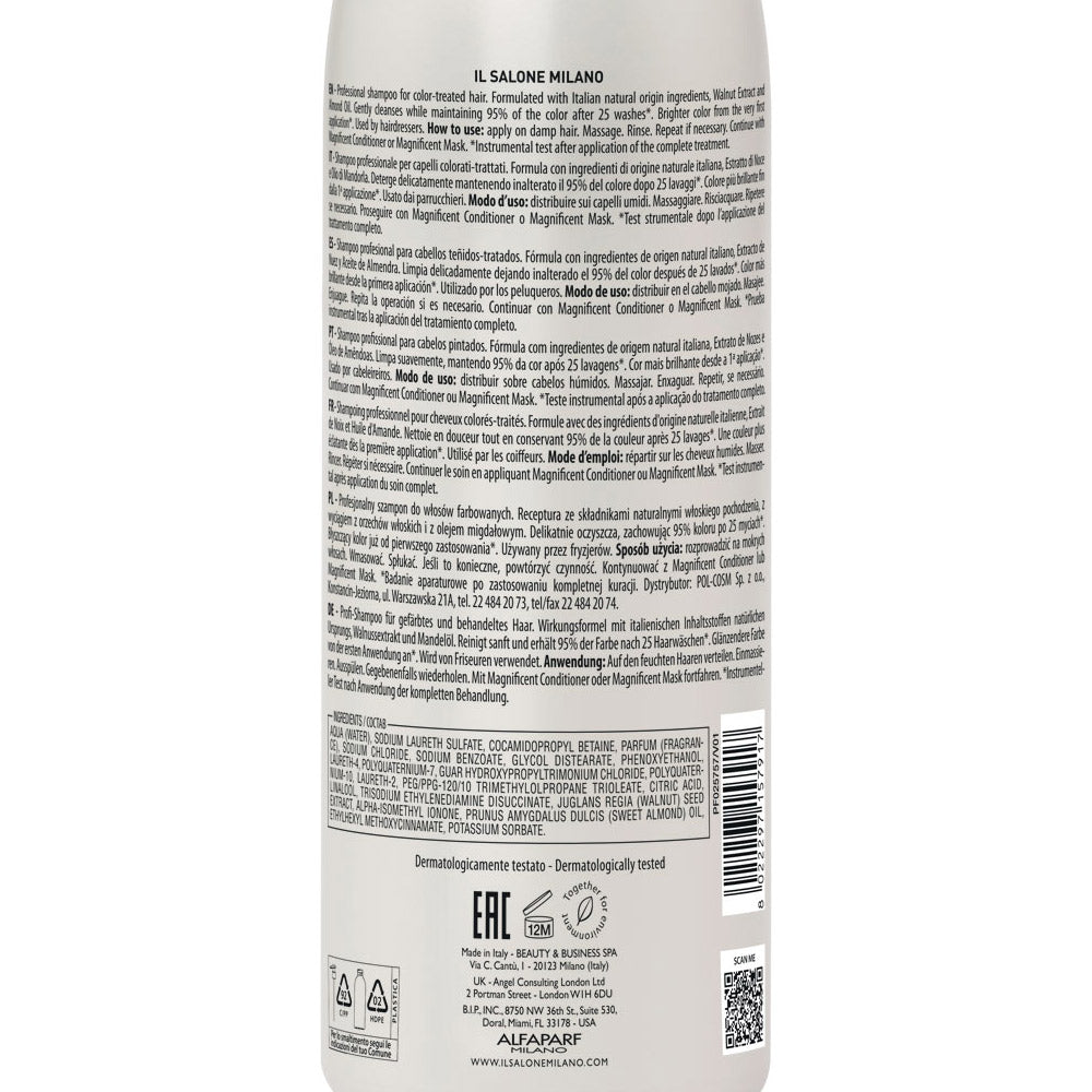 Il Salone Milano Magnificent Shampoo 1000ml - shampoo per capelli colorati