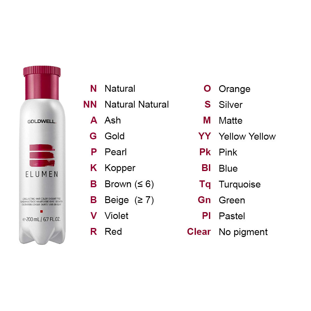 Goldwell Elumen NN@4 200ml colore tinta riflessante per capelli