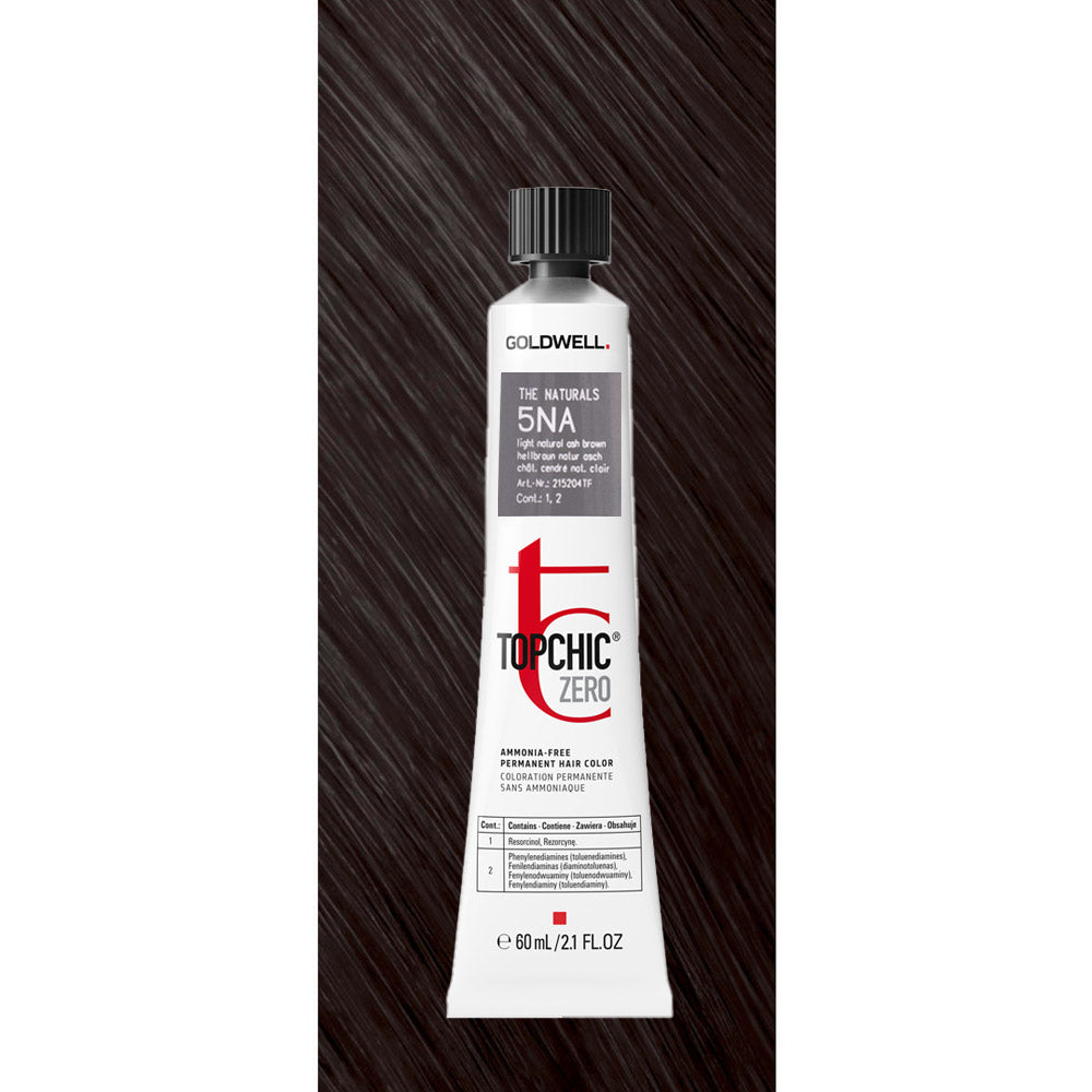 5NA Topchic Zero Light Natural Ash Brown tb 60ml  - colorazione permanente senza ammoniaca