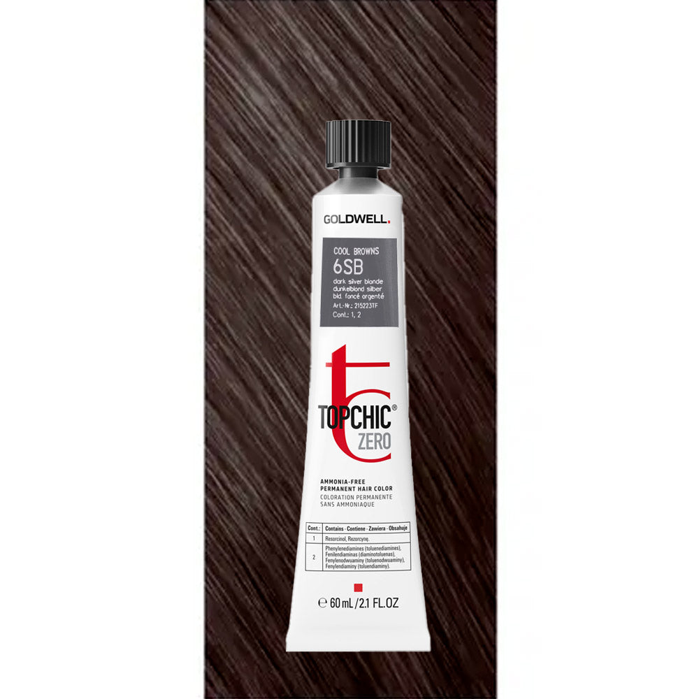 6SB Topchic Zero Dark Silver Blonde tb 60ml  - colorazione permanente senza ammoniaca