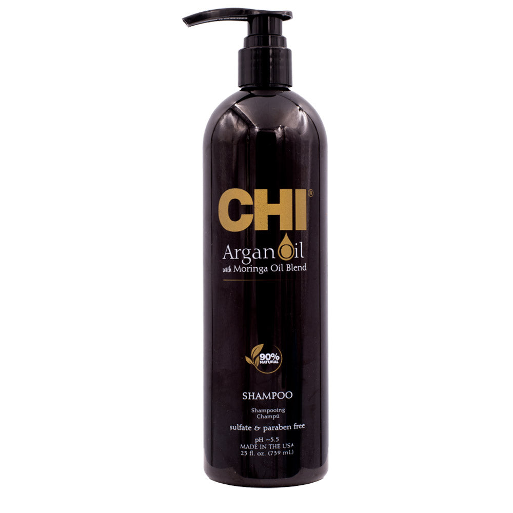CHI Argan Oil Plus Moringa Oil Shampoo 739ml  - shampoo idratante