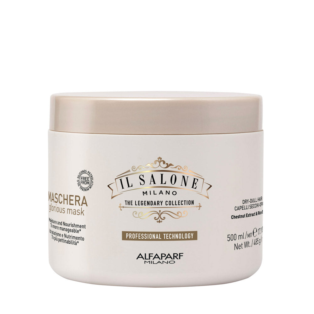 Il Salone Milano Glorious Mask 500ml - maschera per capelli secchi e spenti