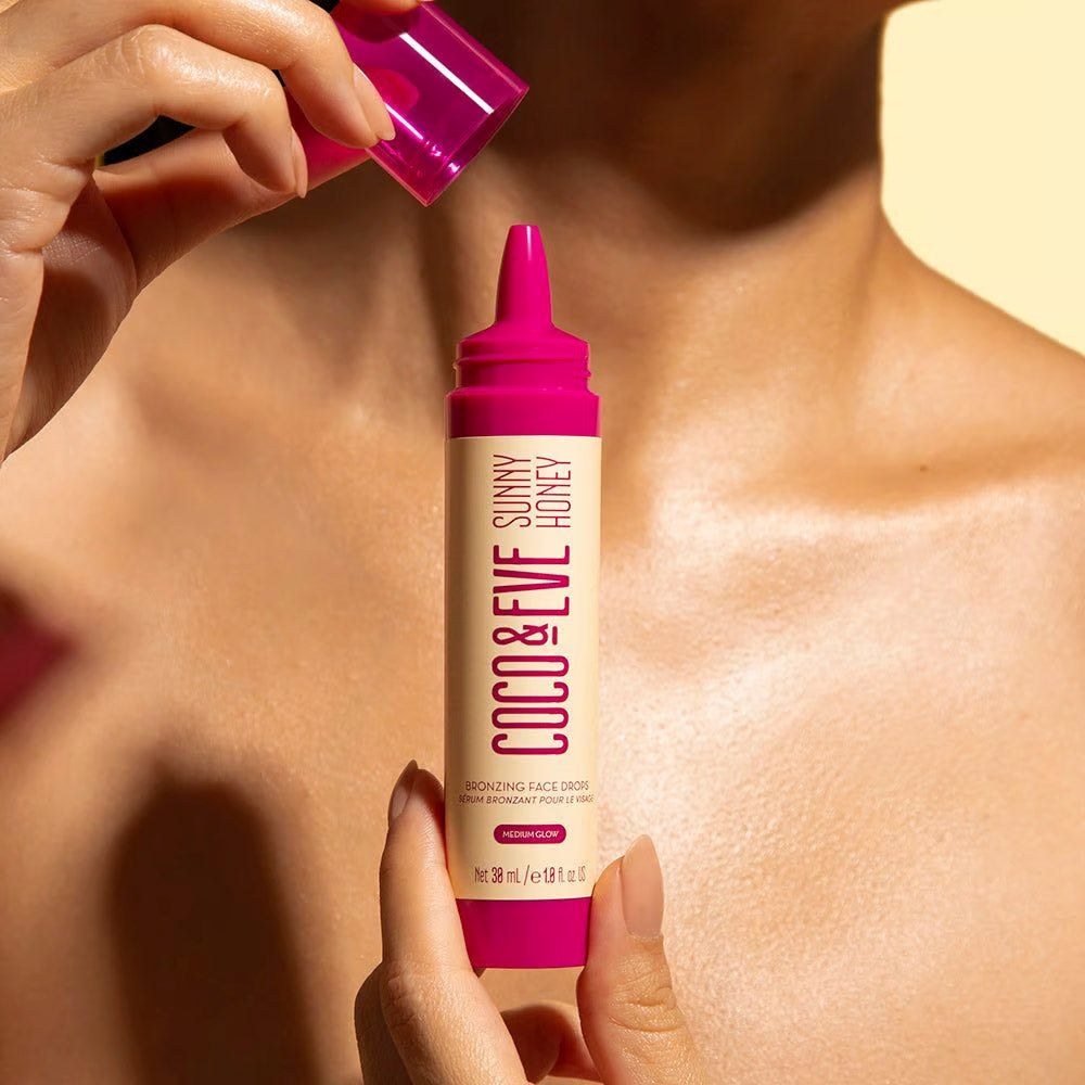 Coco & Eve Sunny Honey Bronzing Face Drops Medium Glow 30ml