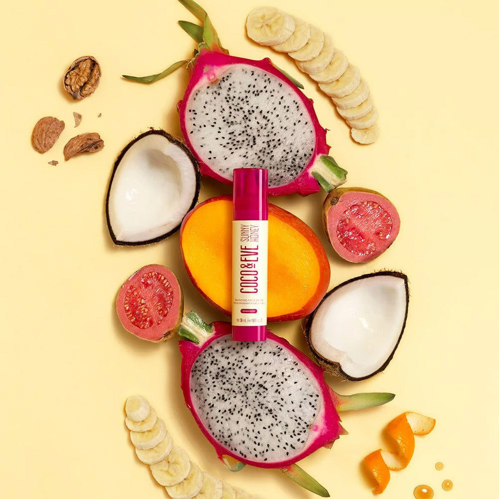 Coco & Eve Sunny Honey Bronzing Face Drops Medium Glow 30ml